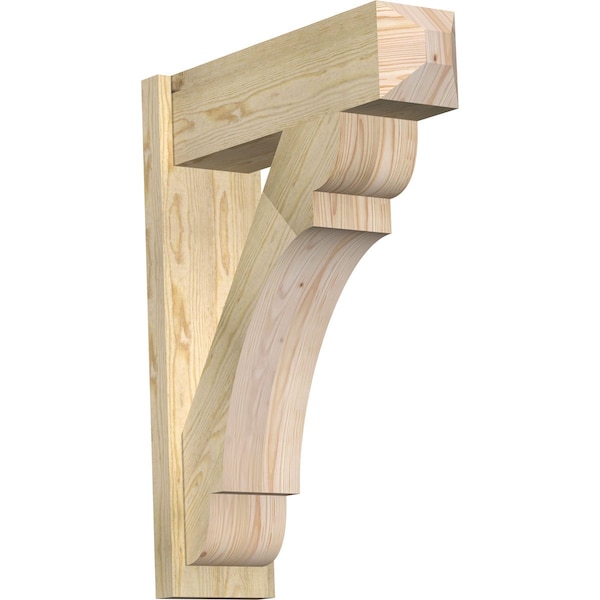 Ekena Millwork Olympic Rough Sawn Craftsman Outlooker, Douglas Fir, 8"W x 26"D x 34"H OUT08X26X34OLY04RDF - main